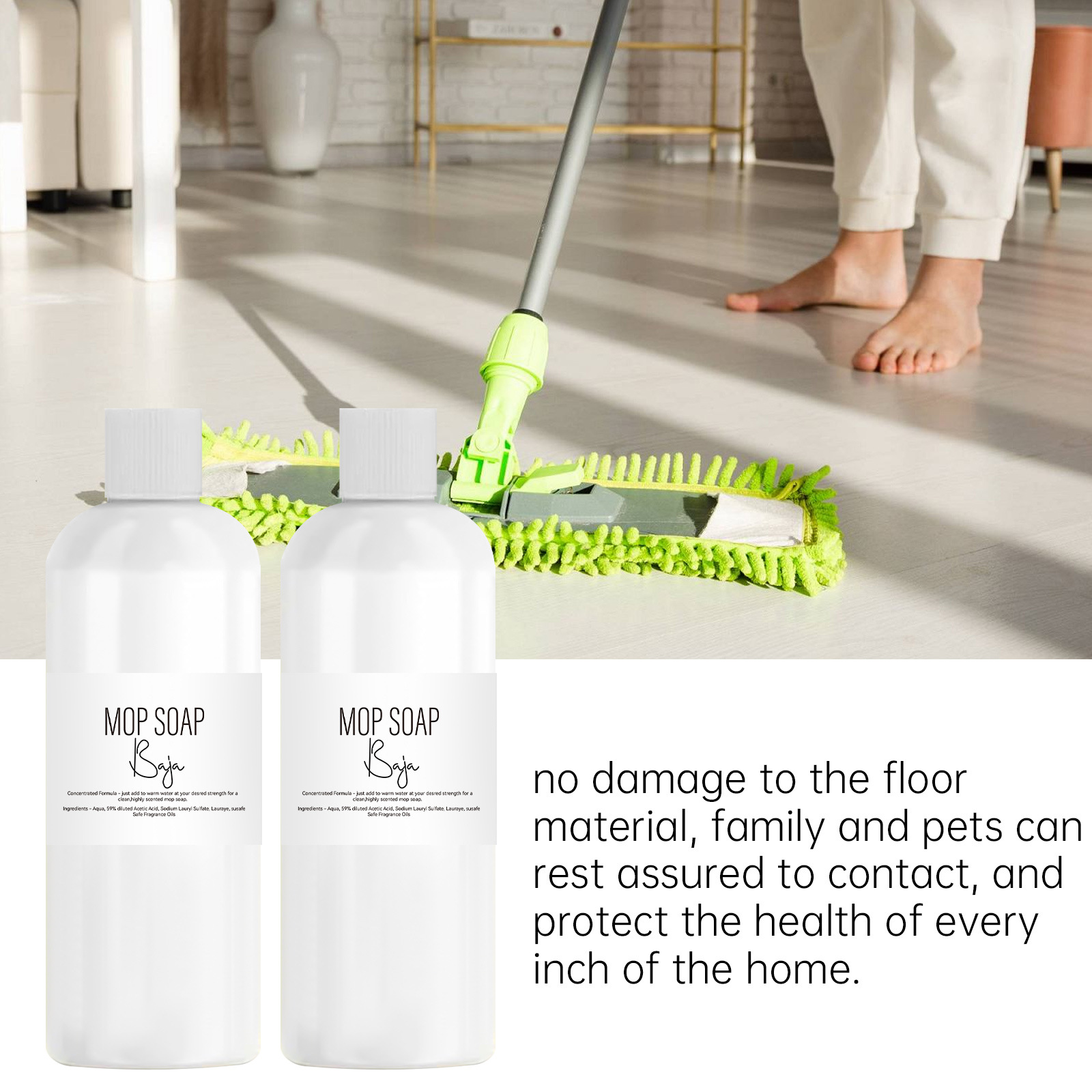 Cross-Border Floor Cleaner 120ml Cleans Dirt, Polishes and Brightens Floor Maintenance, Tile and Wood Floor Cleaning Liquid