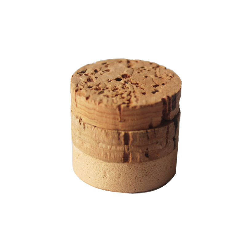 Badminton ball head yellow leather three-piece cork ball head Wuhu ball head factory wholesale