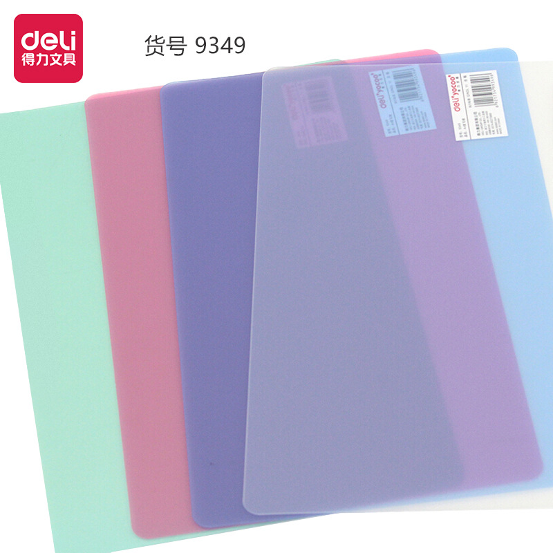 Deli pad wholesale 9352 copy board student writing pad hard board clip exam writing drawing desktop cushion