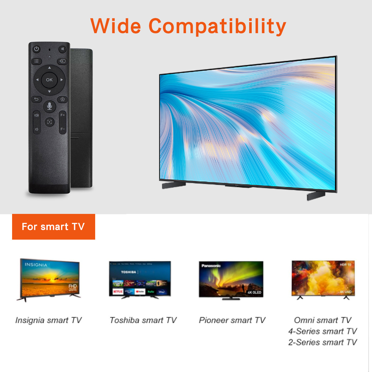 Foreign trade set-top box remote control Bluetooth voice flying mouse with gyroscope anti-loss wireless infrared AIR Mouse