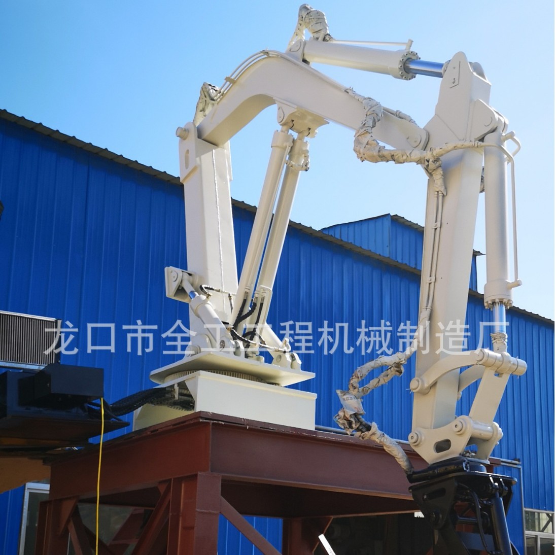 Fully Automatic Fixed Hydraulic Robotic Arm Industrial Ore Crushing and Grasping Multi-Joint Electric Hydraulic Mechanical Gripper