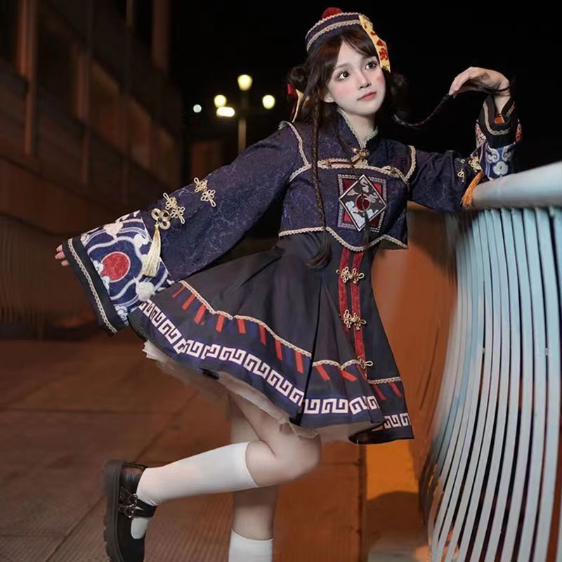 Little zombie lolita lolita children's cos clothing JSK retro dress lo skirt suit cosplay clothing