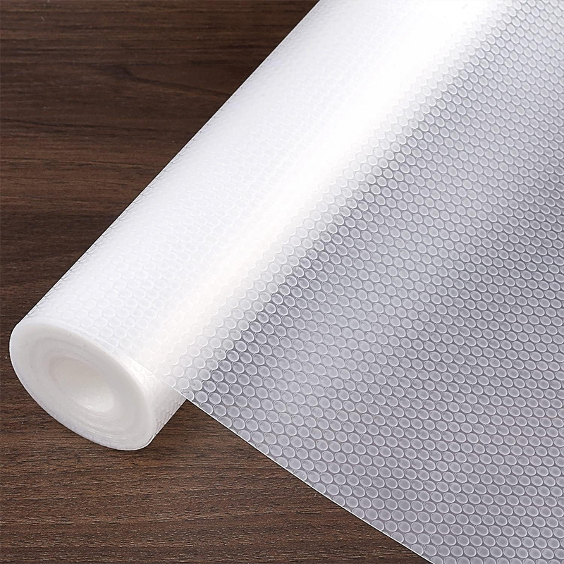 Translucent Eva Refrigerator Mat, Moisture-Proof and Oil-Proof Cabinet Mat, Export Dining Table Cabinet Mat, Furniture Anti-Slip Mat in Stock