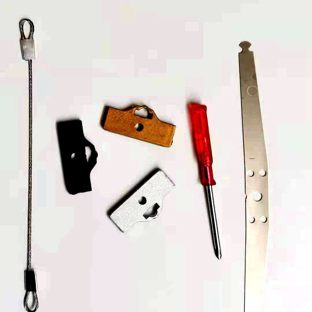 Модель зубочистки из цинкового сплава с вакуумным покрытием