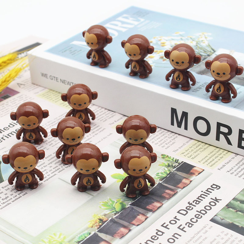 Cartoon Tumbler Rotating Stunt Monkey 45mm Gacha Toy Gift Street Stall Wholesale Creative Hot Selling Nostalgic