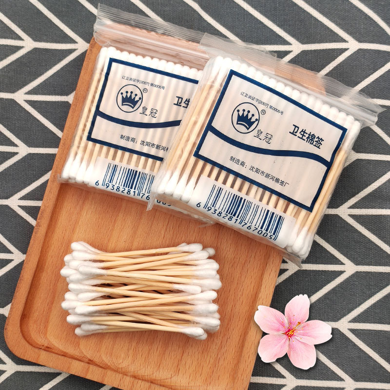Disposable Cotton Stick 100 Pack Double-headed Cotton Stick Cleaning Cosmetic Household Cotton Swab Disposable Double-headed Cotton Stick