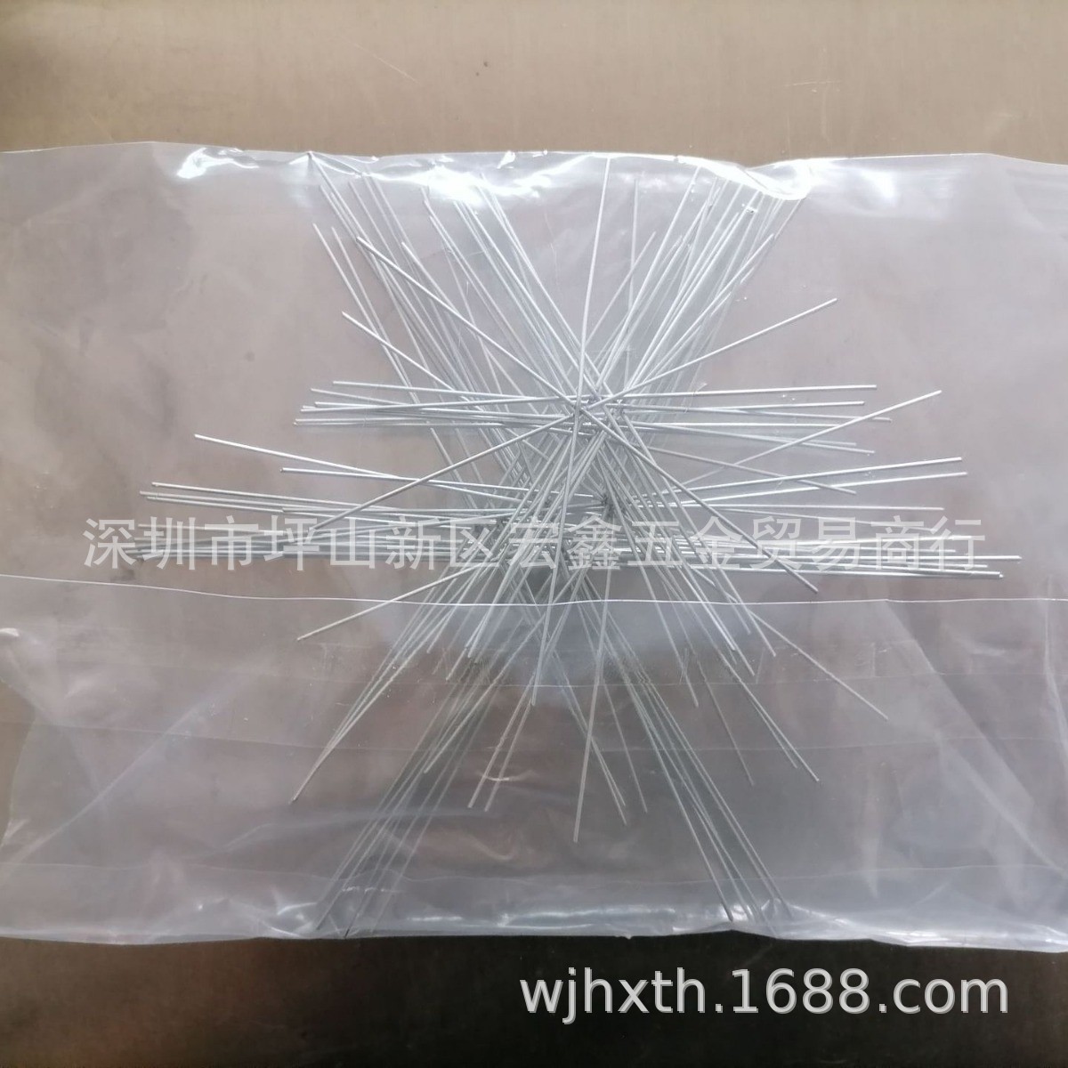 Spot Cross-Border Iron Wire with Beads Snowflake Bending + Welding Christmas Hook Decoration Can Be Produced in Large and Small Sizes