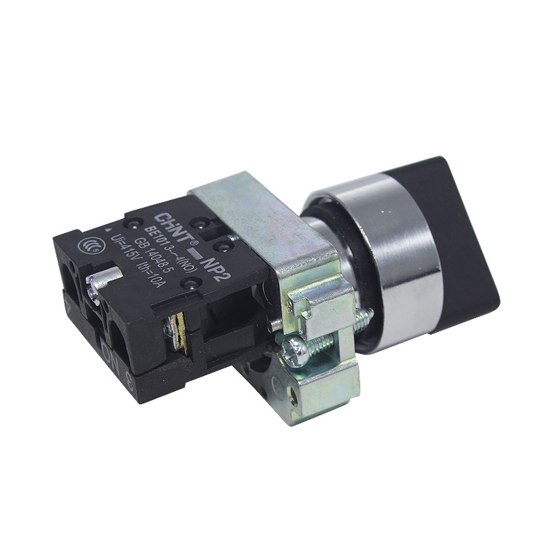 Chint Np2-Bd41 Push Button Normally Open 22mm Two-Position Reset Self-Reset Two-Speed Selector Knob Switch
