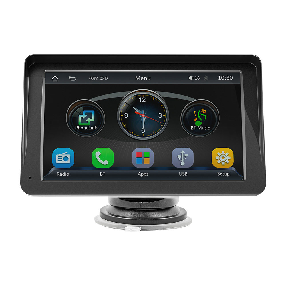 Cross-Border 7inch Portable Bluetooth Car Mp5 Player Car Interconnection Carplay Central Control Screen Car Navigation