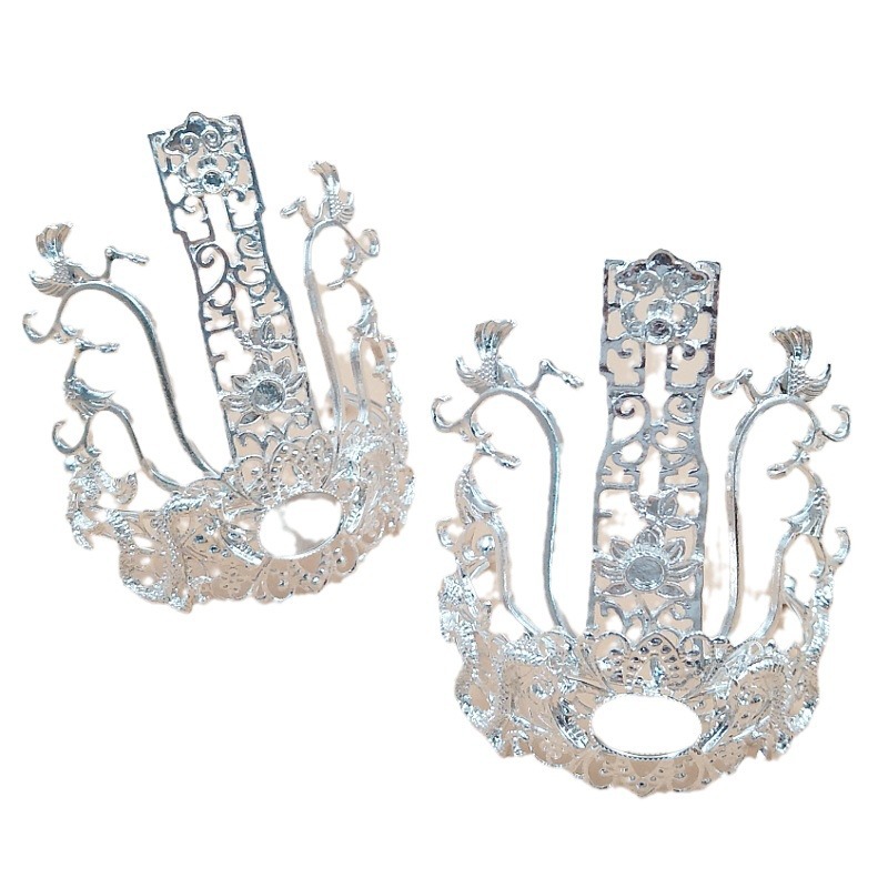 DIY Hanfu Cloud Crane Hair Crown Ancient Suit Men's Hair Tiara Hair Hairpin Ancient Style Hair Accessories Photography Performance Ancient Clothing Accessories