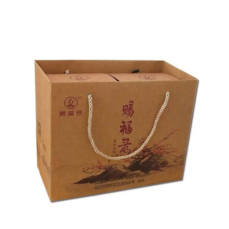 Упаковка для вина Коробка на заказ Подарочная коробка Индивидуальная коробка с переворотом Небо и Земля Печать коробки на заказ