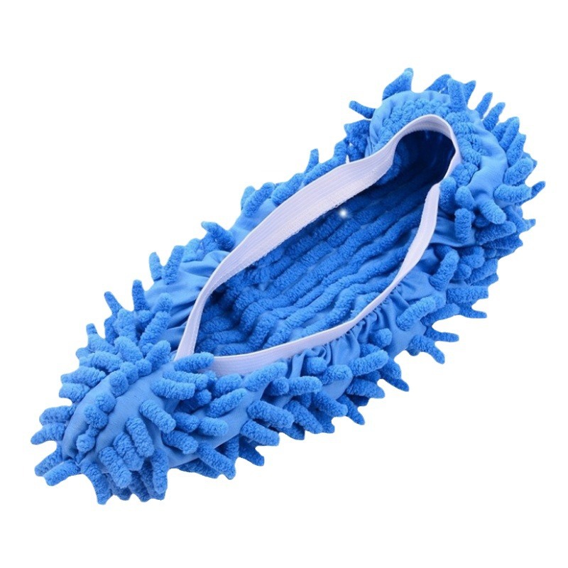 Chenille removable and washable lazy shoe cover household practical removable and washable mute non-slip shoe cover floor board mop shoe cover