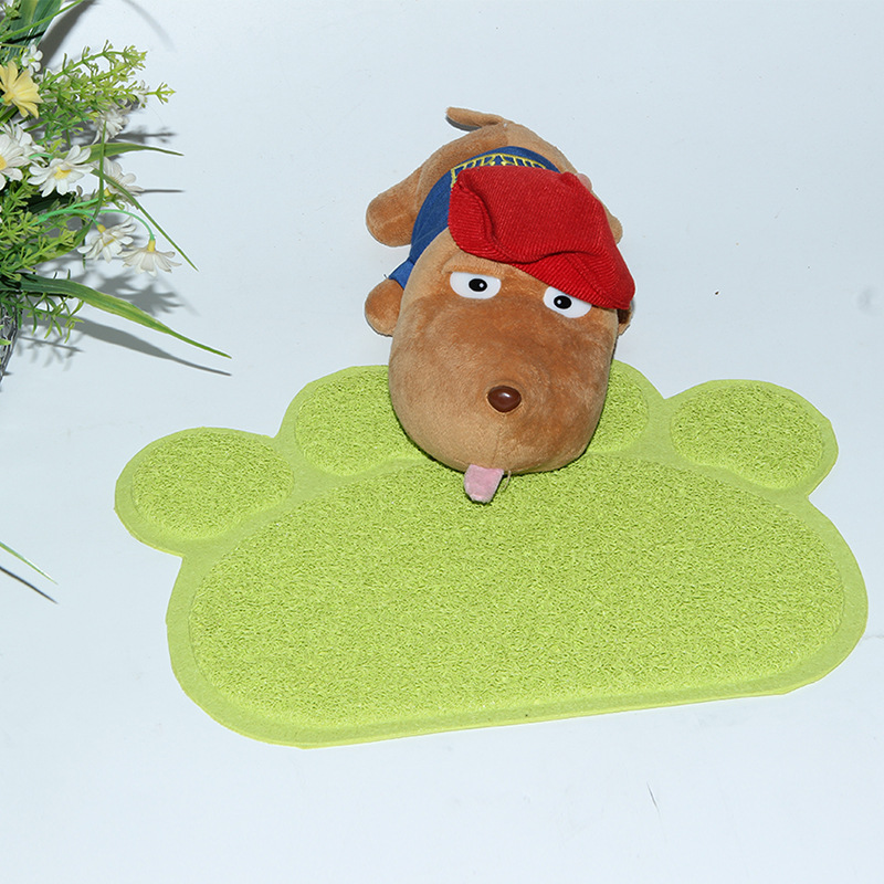 PVC claw-shaped cat litter mat cat foot mat cat litter mat cat litter basin mat cat nest toilet non-slip foot mat