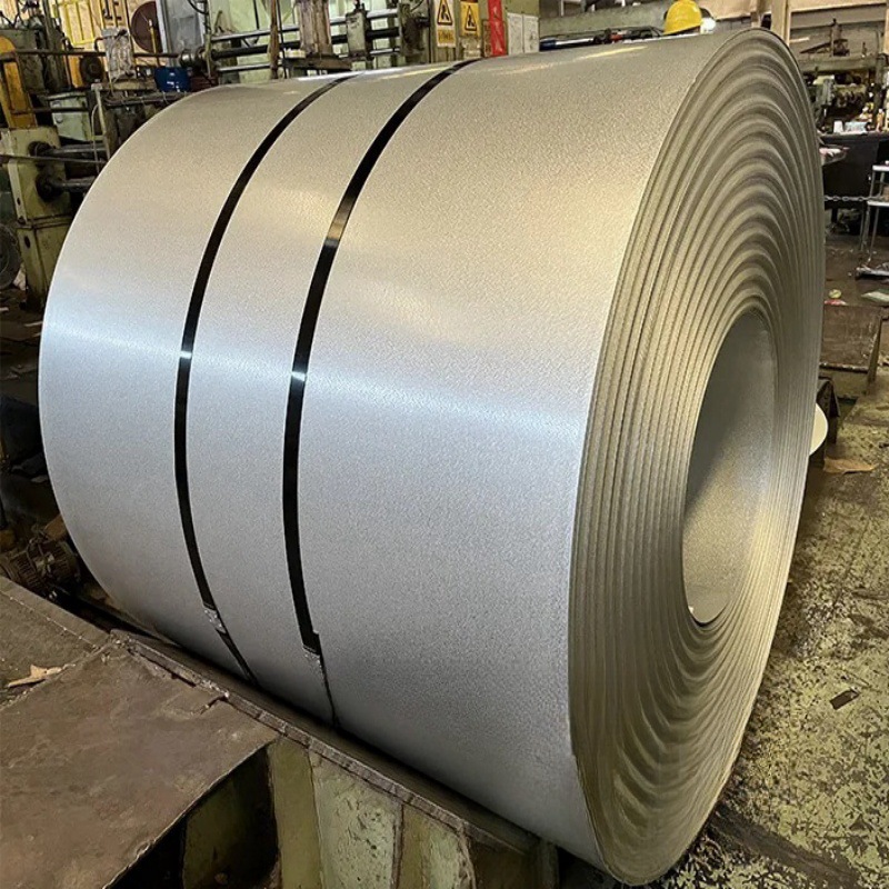 Supply Baosteel aluminized zinc coil AZ150g high zinc layer aluminized zinc plate coil Kaiping slitting film factory in stock plate