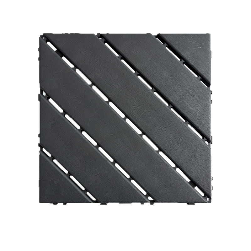 Outdoor Plastic Flooring Balcony Courtyard Reconstruction Self-Laying Spliced Flooring Plastic Wood Flooring Anti-Corrosion Assembled Flooring
