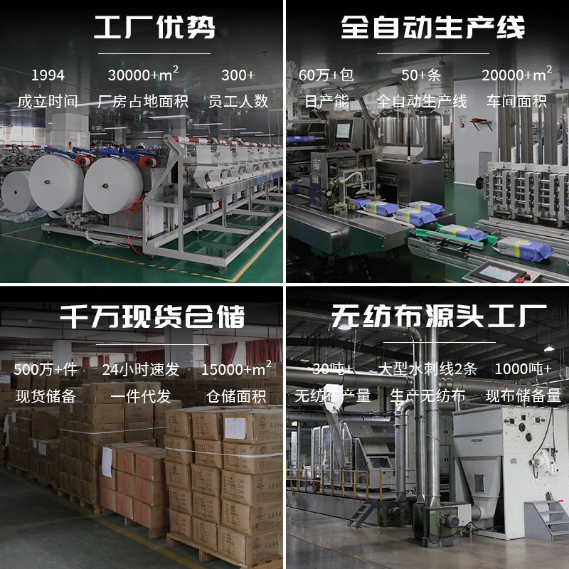 600g Extra Large Thickeneded Towel Large Pack 80 Pumps Household Removable Cotton Soft Towel Dry and Wet Dual-Use Disposable