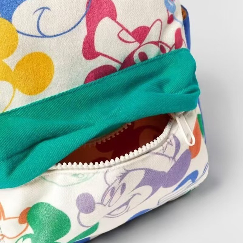 Cross-border Z new children's bag baby joint Mickey Mouse printed backpack schoolbag