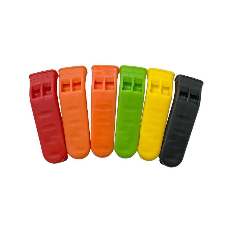 PP life-saving whistle factory swimming place orange life-saving whistle outdoor sports competition referee whistle