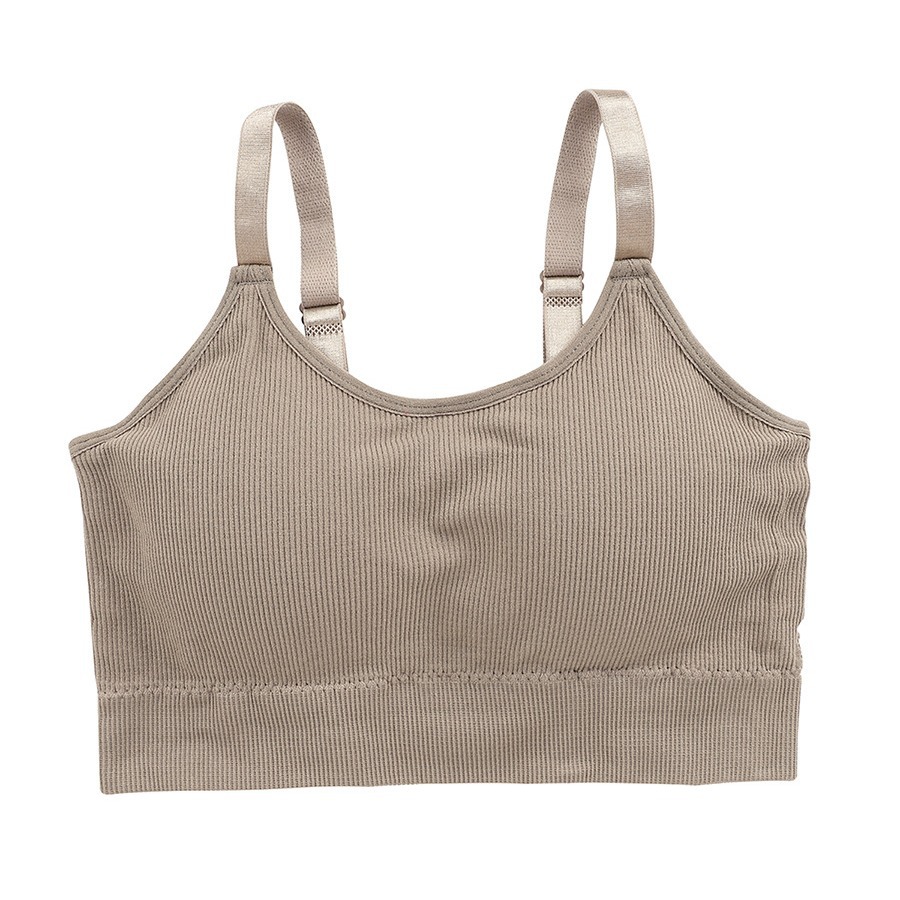 European and American Large Size Fat mm Intimates Wrapped Chest Push-Up Adjustable Shoulder Straps Sports Bottoming Beautiful Back Vest with Chest Pad Tube Top