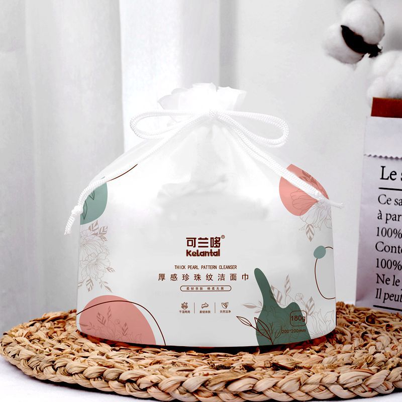 Kolan Duo Hanging Wash Towel Wall Hanging Withdrawal Cleansing Towel All Cotton Household Disposable Cotton Soft Towel Wholesale