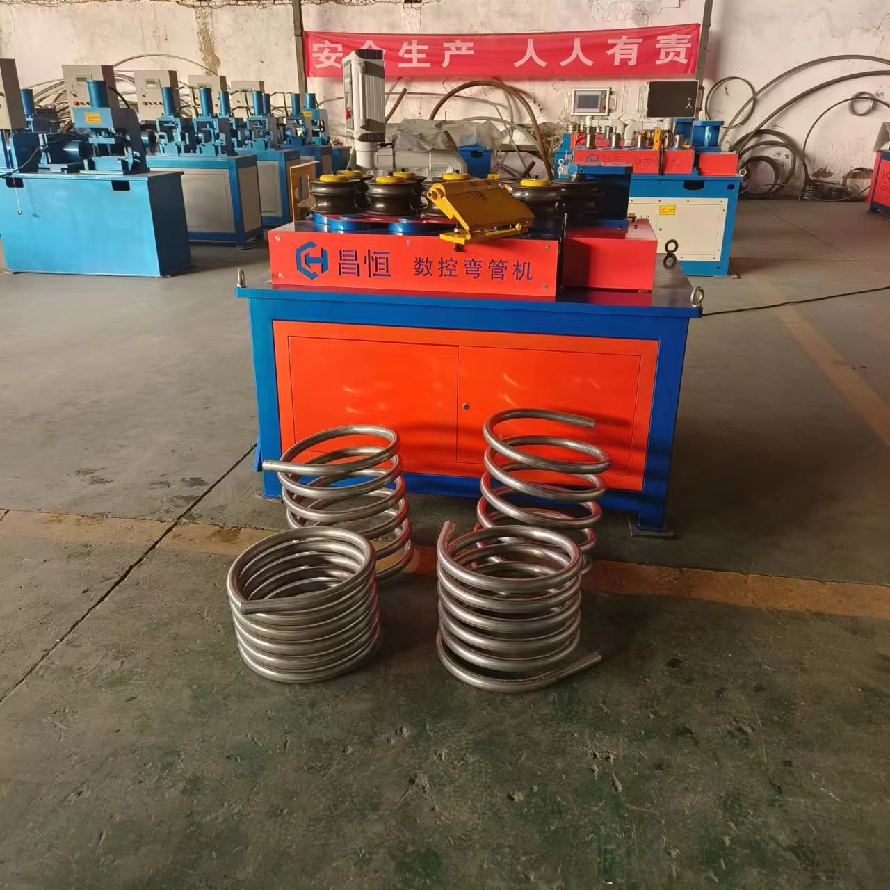 Cnc Fully Automatic Angle Bending Machine, Breeding Greenhouse Pipe Bending Machine, Double Mold Frame Bending Machine