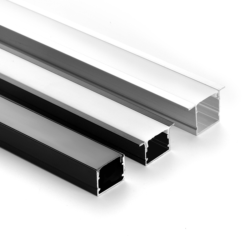 Line lamp aluminum groove embedded led linear lamp with aluminum profile shell U-shaped home decoration line lamp aluminum alloy lamp groove