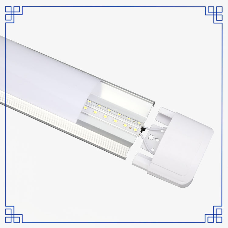 Manufacturer Wholesale Led Purification Lamp High Brightness Wide Voltage 40W Curved Integrated Bracket Lamp Three-Proof Lamp Strip Lighting