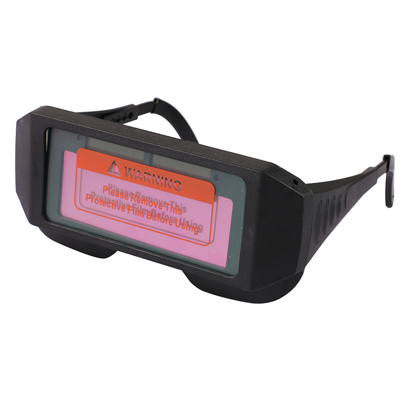 Welding Glasses with Automatic Darkening, Solar-Powered, Anti-Glare, Uv Protection, Welder Safety Goggles, Radiation Protection