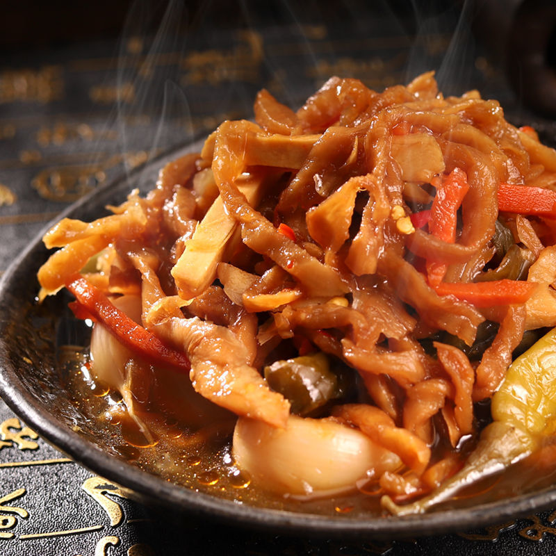 Anhui Specialty Eight-Treasure Mixed Pickles Bottled Clear Crisp Mixed 1500g Pickled Vegetables Pickles Grandma's Side Dish