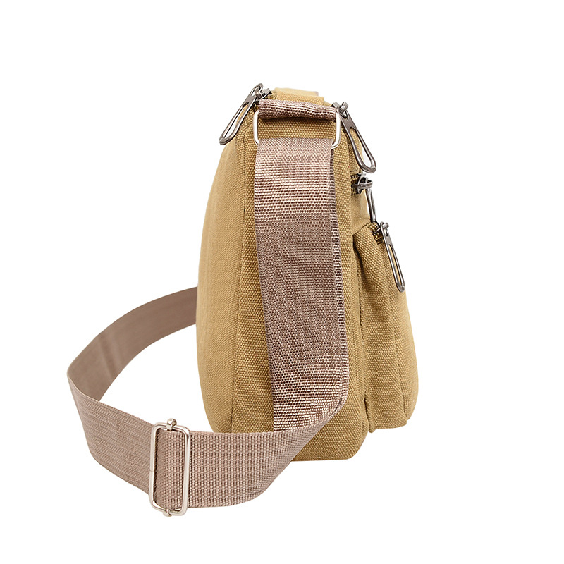 Canvas Crossbody Men's Bag Work Commuter Backpack Men's Summer New Products Wholesale Trendy Bag Men's Satchel Fashion Retro Bag