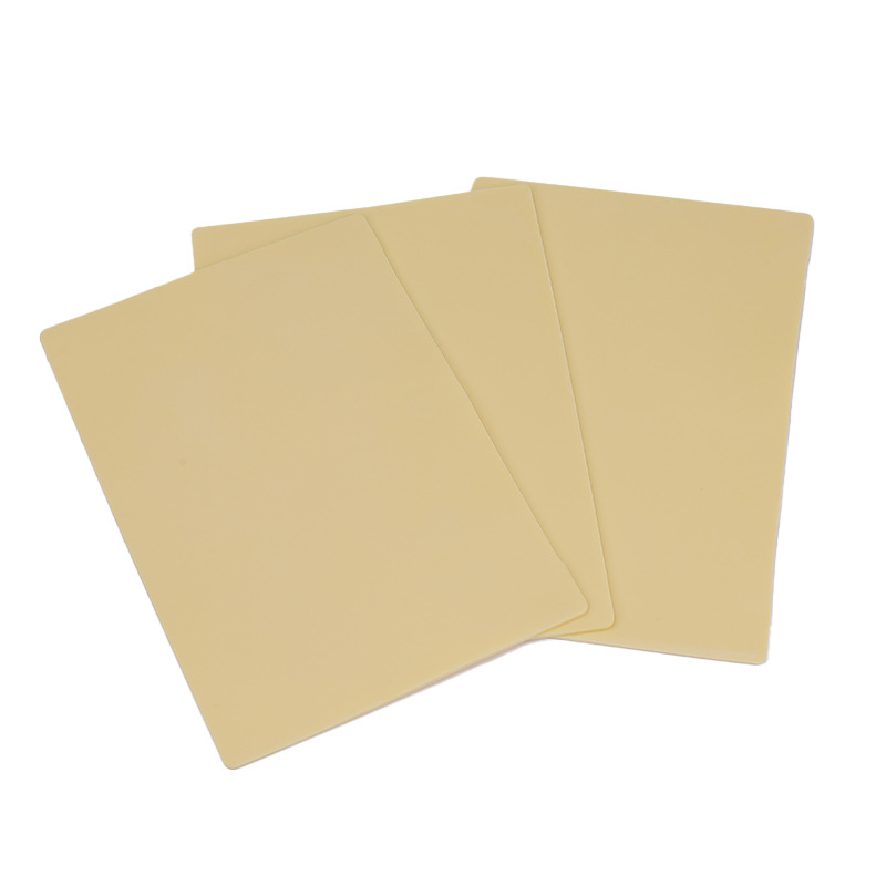 Rongtian Tattoo Practice Skin Tattoo Embroidery A4 Composite Silicone Practice Fake Skin 0.3mm Thickened Tattoo Blank Skin Hot Sale