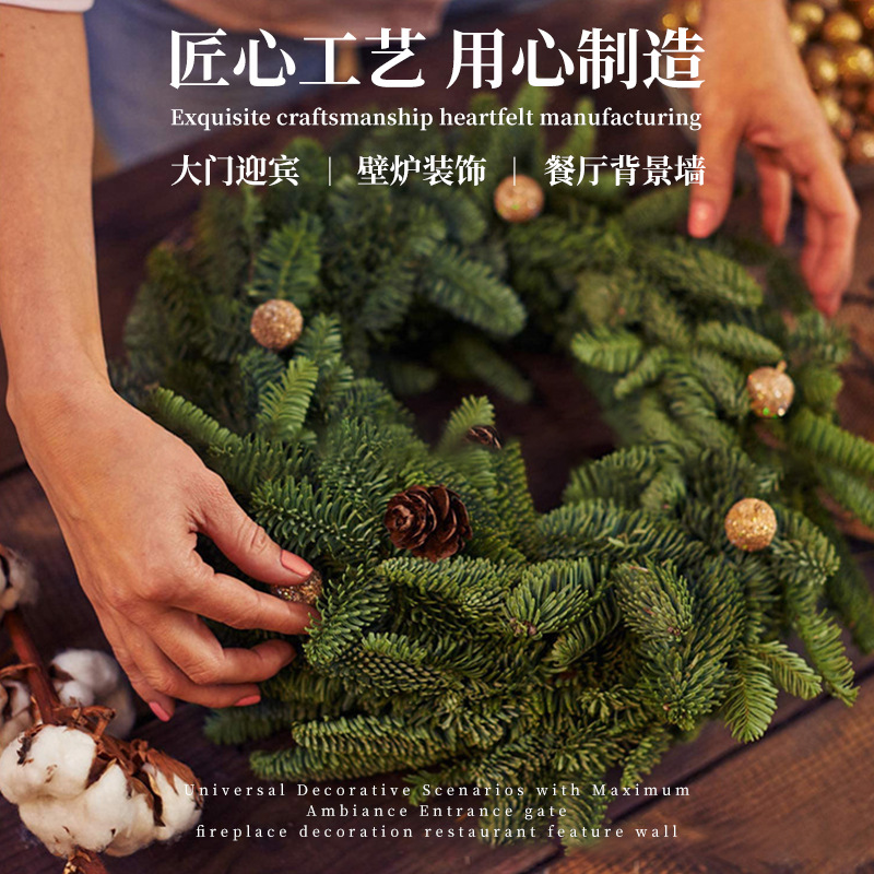 Baking paint wire iron wire galvanized foreign holiday gifts Christmas decoration wreath small roll wire covered plastic wire electrostatic spraying