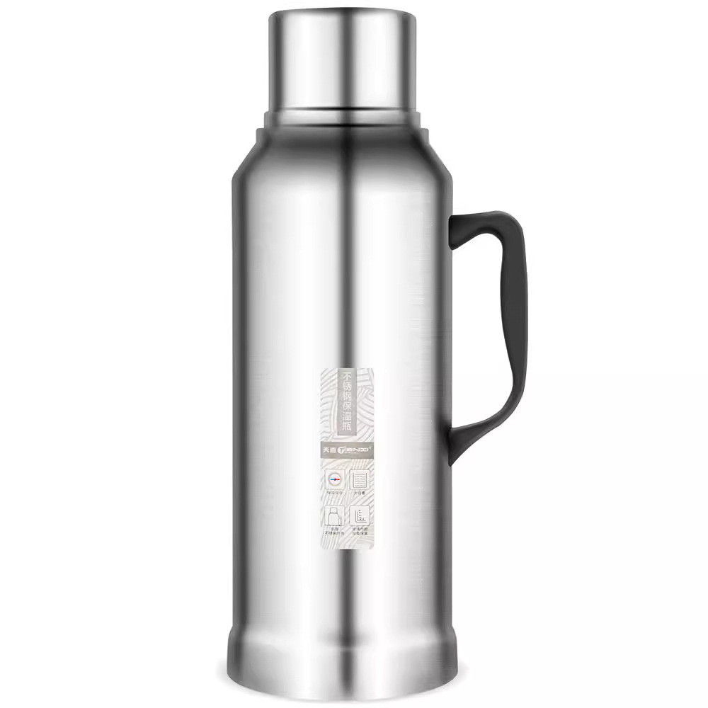Hot Water Bottle Household Stainless Steel Thermos for Student Dormitory with a Kettle Large Capacity Thermos Bottle Bottle