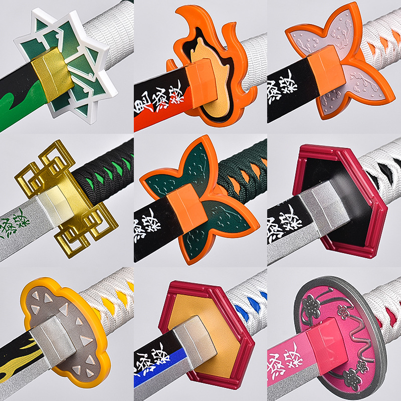 Upgraded Dismantling Edition Wooden Edition Ghost Extermination Series cos Japanese Animation Knife Stage Performance Practice Weapon Road