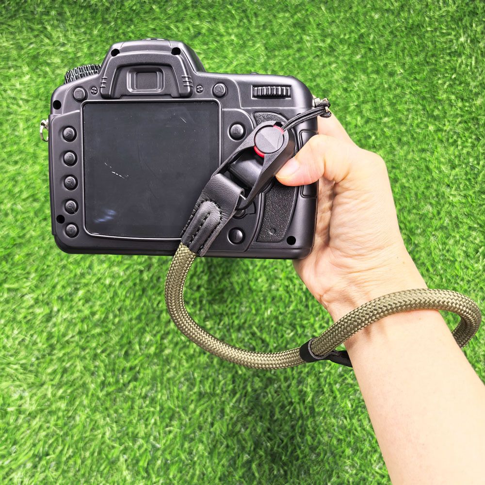 Source Factory Quick Release Quick Plug Buckle Climbing Rope Camera Wrist Strap Paracord Outdoor Retro Micro Slr Camera Wrist Strap