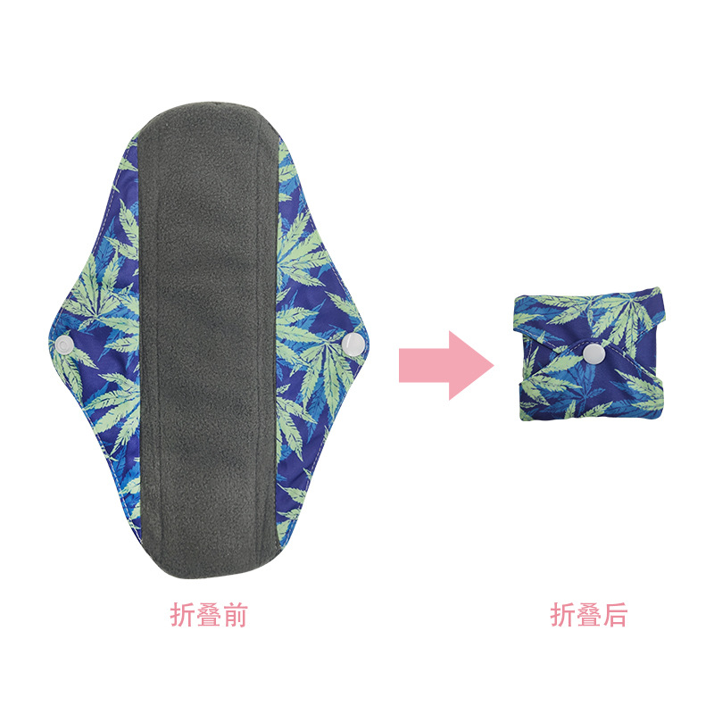 Bamboo Charcoal Spliced Washable Sanitary Pads, Menstrual Period Aunt Pads, Maternity Sanitary Napkins [300 Pieces, Free Shipping]