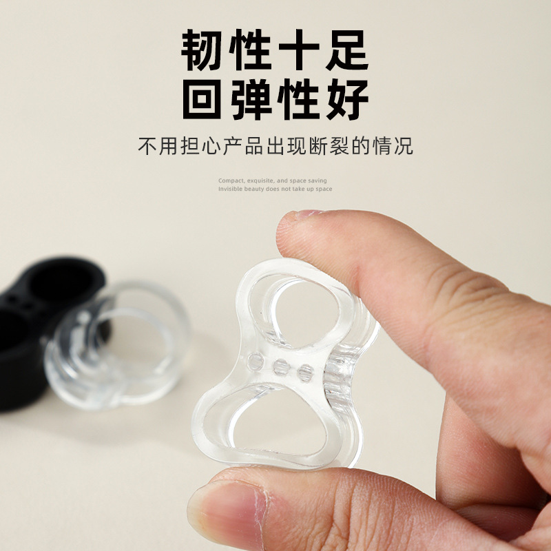 Window Door Handle Anti-collision Pad Suction Cup Protective Cover Transparent Door Suction Punch-free Broken Bridge Aluminum Window Suction Door Brescher