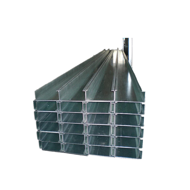 Galvanized C-Shaped Steel Punching Cold-Bent Purlins Q235B Hot-Dip Galvanized C-Shaped Steel Solar Photovoltaic Cold-Bent C-Shaped Steel