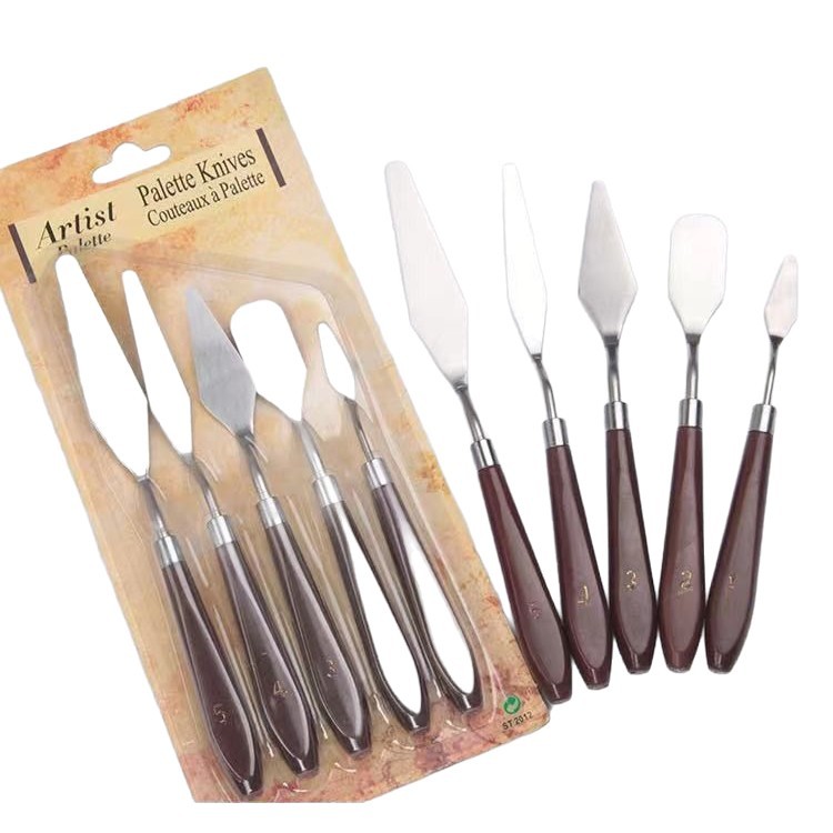 Art-Specific Scraper, Oil Paint Scraper, Gouache Acrylic Paint Scraper, Palette Knife Set, Spatula Scraper