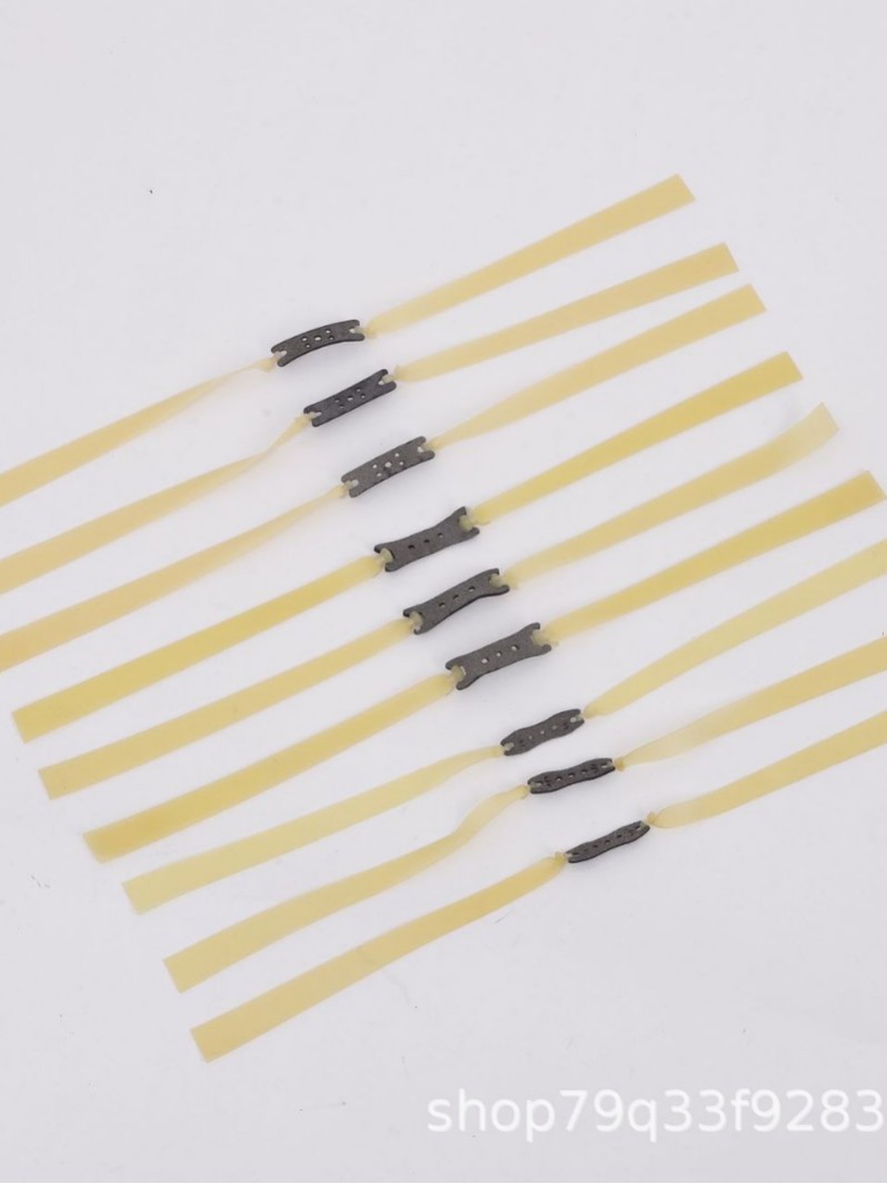 Precision-Tied 2012 Tapered Plain Flat Rubber Band, Anti-Freeze, Thickeneded and Durable, Selected 0.8-2.5 Thickness 22 Long