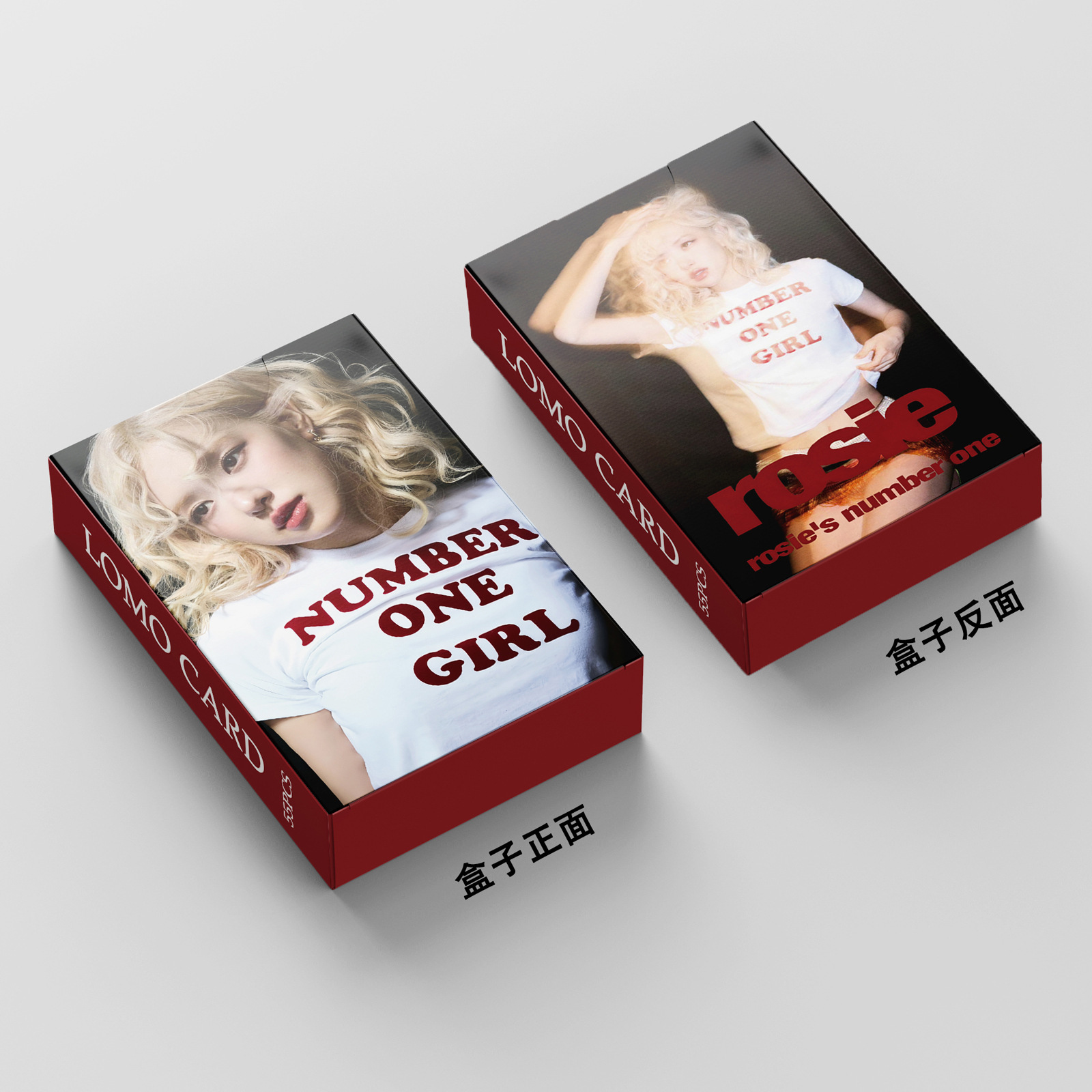 A Large Number of 55 Pink Rose Small Cards in Stock Numberonegirl Star Album Kpop Peripheral Lomo Cards