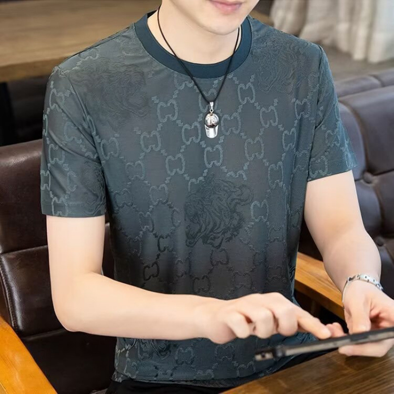 Распродажа: оригинальная экспортная большая размерная футболка с коротким рукавом из льняного шелка для мужчин, летняя тонкая дышащая спортивная футболка