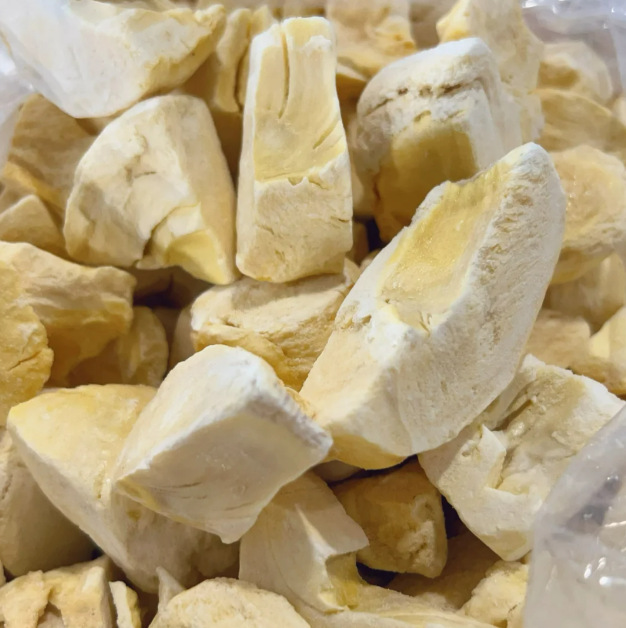 Tai Xian Sheng Premium Fd Durian Freeze-Dried Golden Pillow Freeze-Dried Durian Raw Material Original Cut Durian Pieces Bulk Factory Wholesale