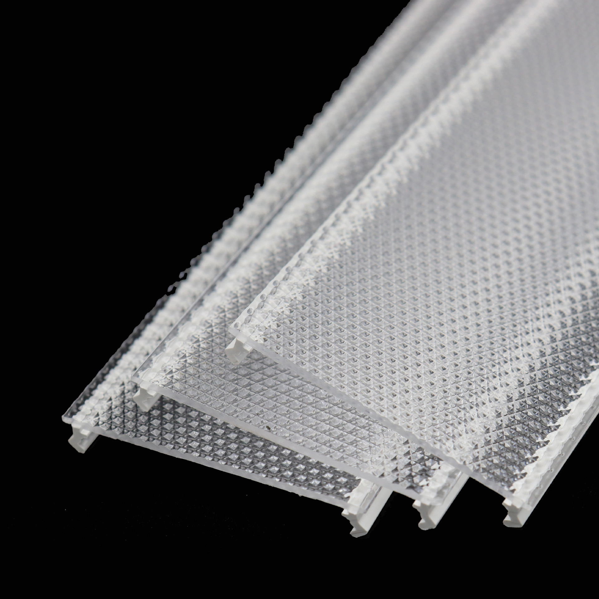 Pc Plastic Co-Extruded Linear Light Cover Extrusion Pc Transparent Strip Light-Transmitting Foshan Custom-Made Strip-Shaped Rigid Material