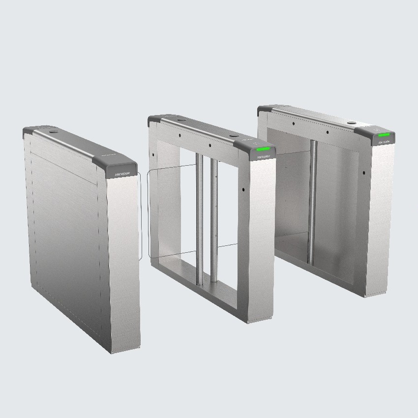 Hikvision K3B310 Series High-end Speed Door Brushless Anti-collision Small Swing Gate Office Building Face Recognition Gate