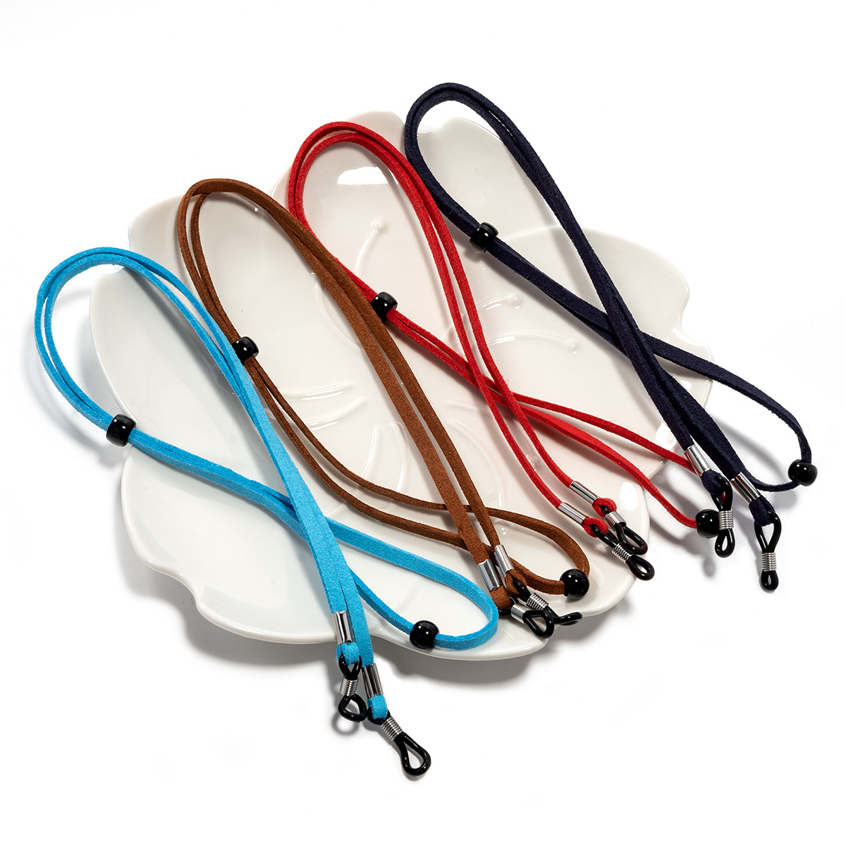 Спортивная веревка для очков из замши, не скользящая веревка, регулируемая цепочка для очков, производители оптом