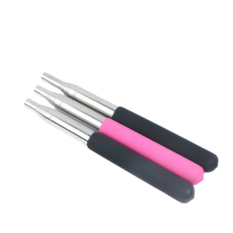 Neutral Telescopic Teaching Stylus Telescopic Fly Swatter Stainless Steel Telescopic Stick Baton Free Telescopic Tickle