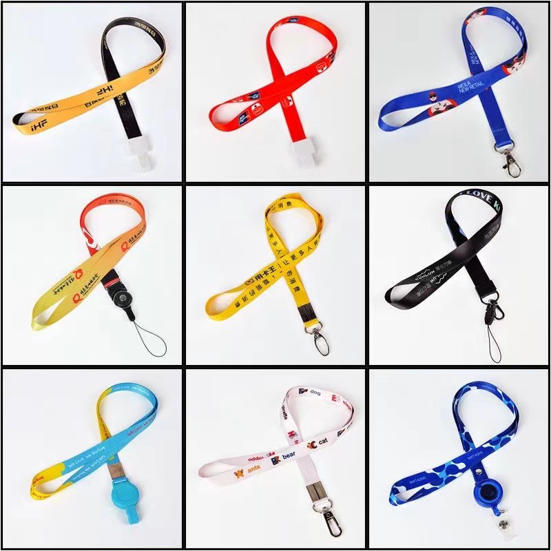 Work Badge Lanyard Custom Hanging Neck Student Mobile Phone Lanyard Card Holder Factory Brand Work Badge Exhibition Badge School Badge Work Badge Rope