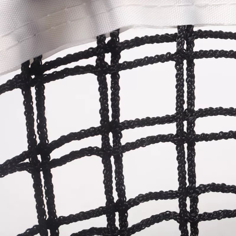 Tennis net pe knotless net game net manufacturer black tennis court sports net wholesale