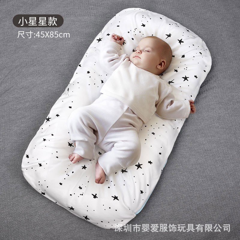 Ins Anti-Pressure Convenient Removable and Washable Bionic Bed Crib-In-Bed Pure Cotton Uterus Bionic Bed Mother and Baby Supplies